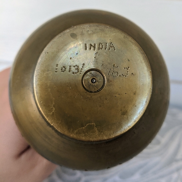 Vintage Etched Brass Case From India - Picture 2 of 8
